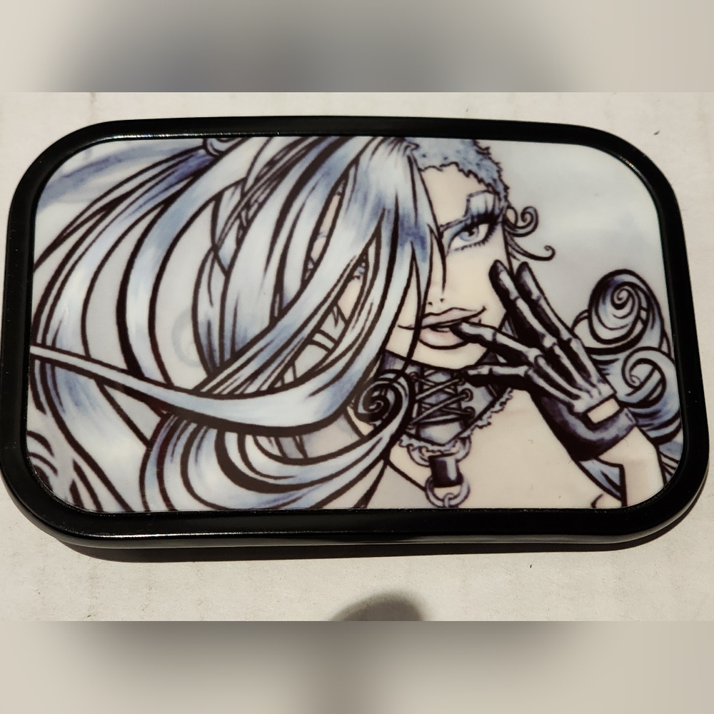 Gothic Pin-Up Girl BUCKLE-DOWN Belt Buckle skater punk goth